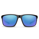 Suncloud Respek - Black Frame Polarized Sunglasses Blue Mirror Lens-3