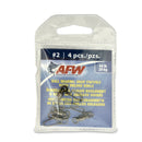 AFW Solid Brass Ball-Bearing Snap Swivels w/Double Welded Rings - Gunmetal Black-1