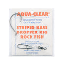 Aqua-Clear Striped Bass Circle Hook Clam Dropper Loop Surf Rig-1