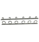Du-Bro 1080 Trac-A-Rod Set 2' Holds 6 Rods Silver Trac / White Holders-1