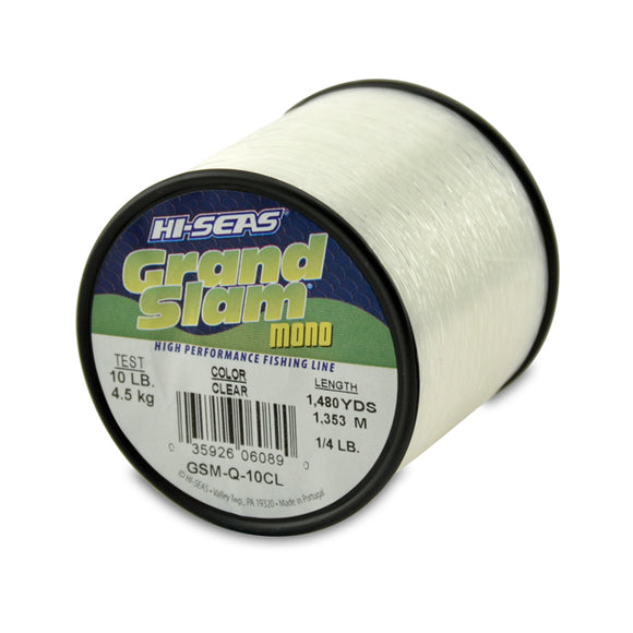 Hi-Seas Grand Slam Monofilament - 1/4lb Spool