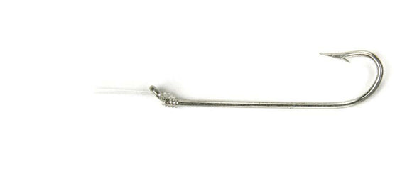 Sea Striker Snelled Hook Long Shank Tinned Pacific Bass w/12" Leader S102