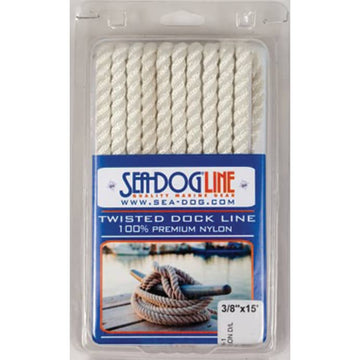 Sea Dog  3/8" 3-Strand Twisted Nylon Dock Line