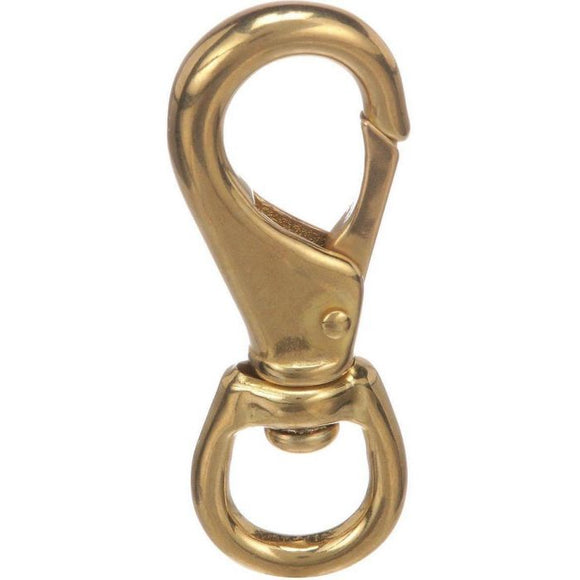 SeaChoice Brass Swivel Eye Snap 1pk