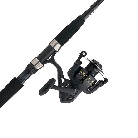 Penn Wrath II PRE-SPOOLED 7ft Medium Action Spinning 2pc Combo -WRTHII4000702M