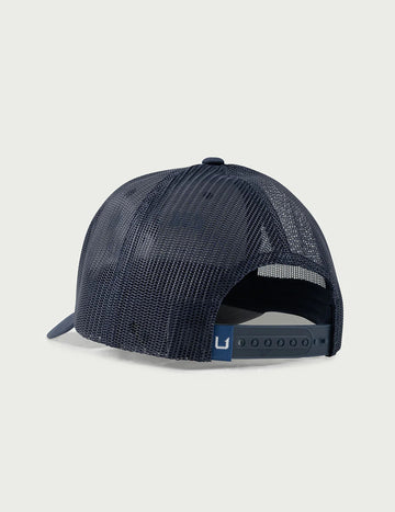Huk Fish Stack Trucker Hat - Naval Academy - 0