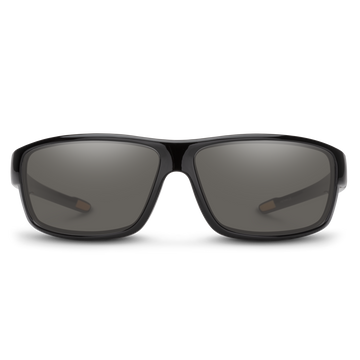 Suncloud Voucher - Black Frame Polarized Sunglasses Gray Lens - 0