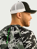 Huk KC Print Icon Performance Crew - Black-4