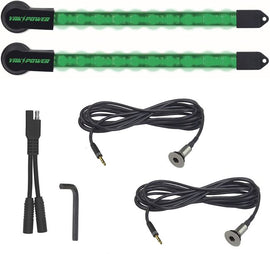 Yak-Power 2pc LED light Kit - Red/Green (10in)