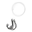 Eagle Claw L800C2H Striper Inline Circle Octopus 36" Snell Platinum Black-1