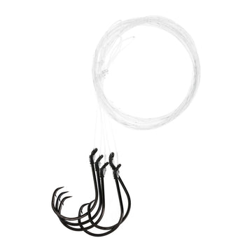 Eagle Claw L800C2H Striper Inline Circle Octopus 36" Snell Platinum Black