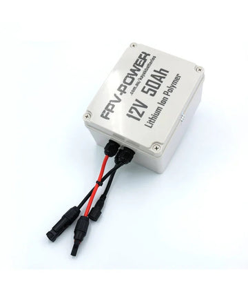 FPV-Power 12V - 50Ah V3 Waterproof Lithium Battery W/10Ah Charger