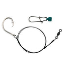 Aqua-Clear Shark Surf Rig w/2X Circle Hook 90lb Surflon Wire & Fish Finder-2