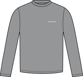 Grundens Striped Bass LS Tech T-Shirt - Steel Grey - 0