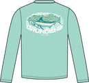 Grundens Marlin Magic LS Tech T-Shirt - Yucca-1