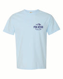 Fin-atics Lat/Lon w/Tuna Garment Dyed Chambray Short Sleeve T-Shirt-2