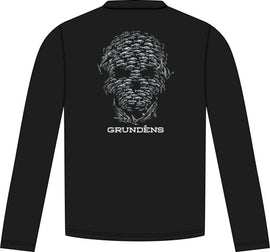 Grundens Bait Ball LS Tech T-Shirt - Black