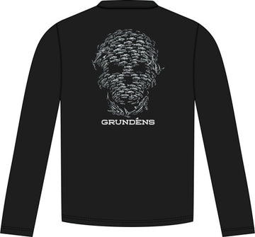 Grundens Bait Ball LS Tech T-Shirt - Black