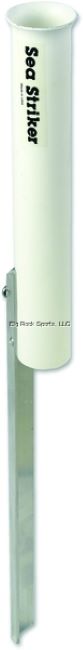 Sand Spike 42" PVC Rod Holder w/Aluminum Stake