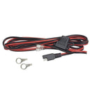 Yak-Power Battery Terminal Connector w/ 96" Pig Tail (SAE to Spade)-1