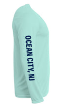 Fin-atics Crab Catch Mens LS Performance T-Shirt - Pastel Mint-3